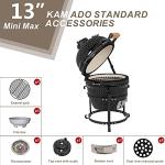 Vasitelan 13” Portable Charcoal Kamado Grill