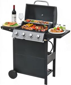 YIORTWO 4-Burner Propane Gas Grill - 40,000 BTU