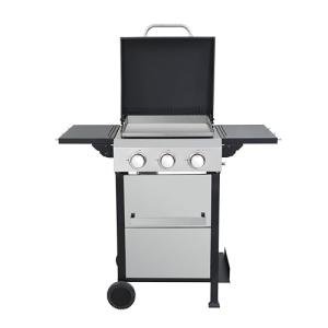 3-Burner Propane Gas Grill with Side Table