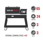 recteq Patio Legend 400 WiFi Pellet Smoker Grill