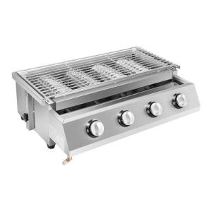 Portable Tabletop Propane Grill for Outdoor Cooking