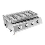 Portable Tabletop Propane Grill for Outdoor Cooking