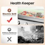 Portable Tabletop Propane Grill for Outdoor Cooking