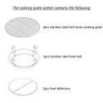 onlyfire Cooking System for Large Kamado Grills
