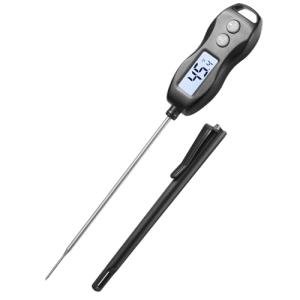 Waterproof Instant Read Meat Thermometer with Backlight