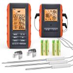 Wireless Meat Thermometer with 3 Probes for Grilling