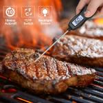 BRAPILOT Waterproof Instant Read Meat Thermometer