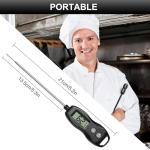 BRAPILOT Waterproof Instant Read Meat Thermometer