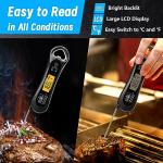 Biison Instant Read Digital Meat Thermometer for Grilling