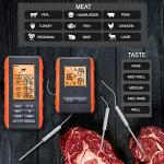 Wireless Meat Thermometer with 3 Probes for Grilling