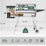 8-in-1 Wood Pellet Grill & Smoker with Probe