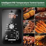 8-in-1 Wood Pellet Grill & Smoker with Probe