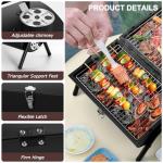Portable Charcoal Grill - Mini Smoker for Outdoors