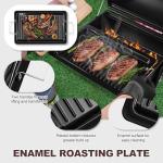 Portable Charcoal Grill - Mini Smoker for Outdoors