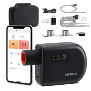 Smart BBQ Temperature Controller with Automatic Fan