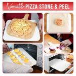 ZONZEST 8-Piece Pizza Stone Set for Grilling