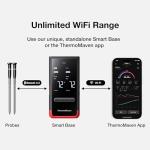 Bluetooth Meat Thermometer with Unlimited Range and 6 Sensors