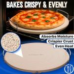 16" KitchenStar Pizza Stone for Grill and Oven