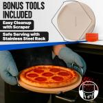 16" KitchenStar Pizza Stone for Grill and Oven