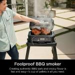 4-in-1 Outdoor Grill & Smoker with Thermometer