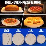 16" KitchenStar Pizza Stone for Grill and Oven