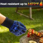 Extreme Heat Resistant BBQ Gloves for Grilling