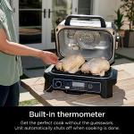 4-in-1 Outdoor Grill & Smoker with Thermometer