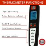 Digital Meat Thermometer Fork for Quick BBQ Temp