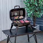 Outsunny 14" Portable Charcoal Tabletop Grill