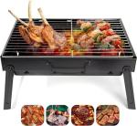 Portable Folding Charcoal Grill for Outdoor Fun