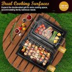 Joyfair 2-in-1 Portable Charcoal Tabletop Grill