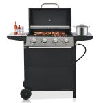 ARCLIS 4 Burner Propane Gas Grill with Side Shelves