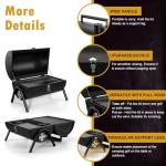 Joyfair 2-in-1 Portable Charcoal Tabletop Grill