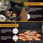 Joyfair 2-in-1 Portable Charcoal Tabletop Grill