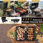 Joyfair 2-in-1 Portable Charcoal Tabletop Grill