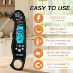 KULUNER TP-01 Instant Read Waterproof Meat Thermometer