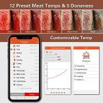 Wireless Bluetooth Meat Thermometer with Dual Probe