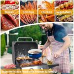 Cyphyja 3-Burner Gas Grill for Summer BBQ