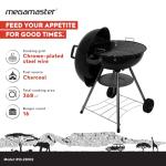 Megamaster 22" Heavy Duty Charcoal Grill with Wheels