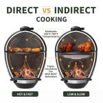 Brand-Man RODEO 22" Charcoal Grill & Smoker