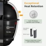 Brand-Man RODEO 22" Charcoal Grill & Smoker