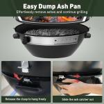 Brand-Man RODEO 22" Charcoal Grill & Smoker