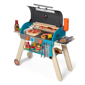 Melissa & Doug Wooden BBQ Grill and Pizza Oven