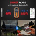 ThermoPro TempSpike Plus 600ft Wireless Meat Thermometer
