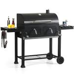 Captiva Designs Large Charcoal Grill with Side Tables