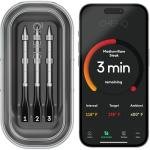 Smart Wireless Meat Thermometer with 3 Probes