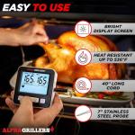Digital Meat Thermometer for BBQ and Grilling