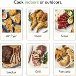 Smart Wireless Meat Thermometer with 3 Probes