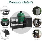 Heavy Duty Grill Table for Big Green Egg