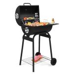 Outvita Charcoal Grill with Side Table, 500 SQ.IN
